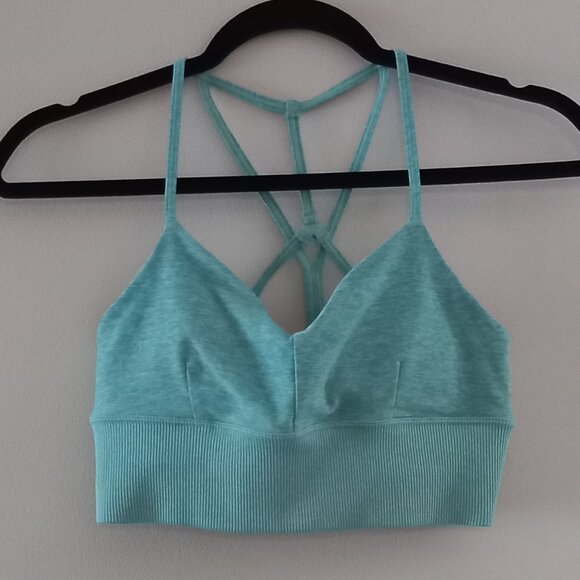 ALO turquoise sports bra - Picture 1 of 7
